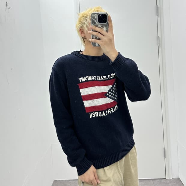 POLO jeans Ralph Lauren flag knit