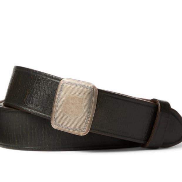 rrl 더블알엘 빈센스 벨트 블랙