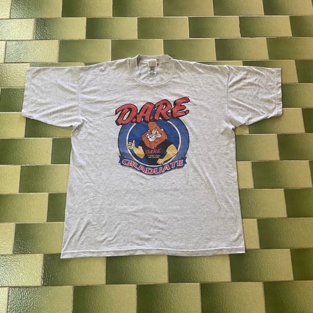 90s 빈티지 dare tee 데어 티셔츠