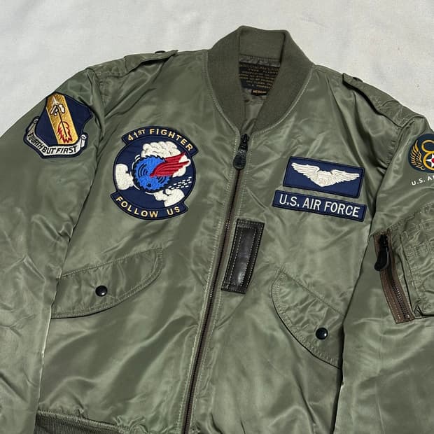 M U.S. 에어포스 41st ma-1 항공 자켓 