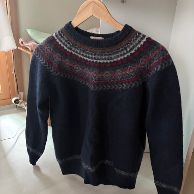 노르딕 패턴 니트