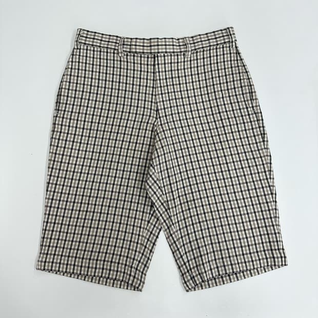 폴스미스 클래식 체크 울코튼 하프 팬츠