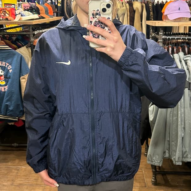 [HI] 나이키 바람막이 네이비