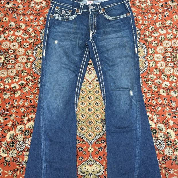 트루릴리전 조이 슈퍼티 부츠컷 데님팬츠 33