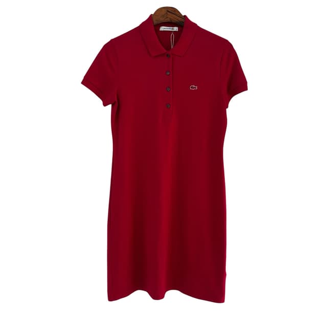 라코스테 반팔 롱 원피스