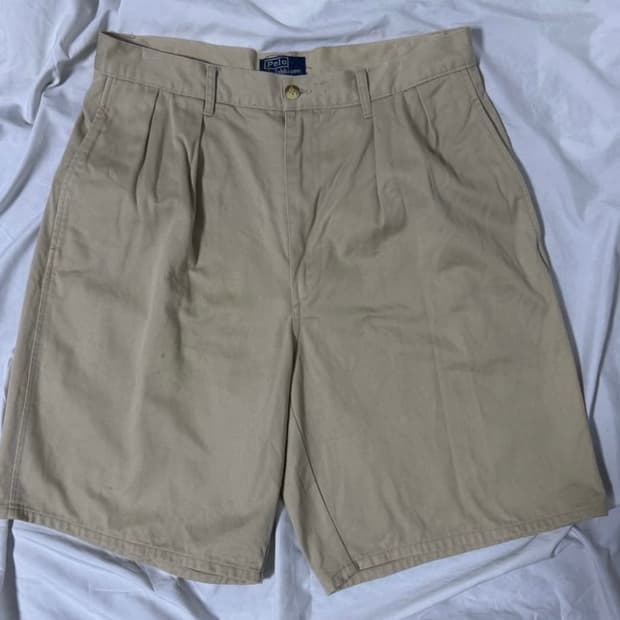 90s usa polo chino shorts 폴로 투턱 치노 쇼츠