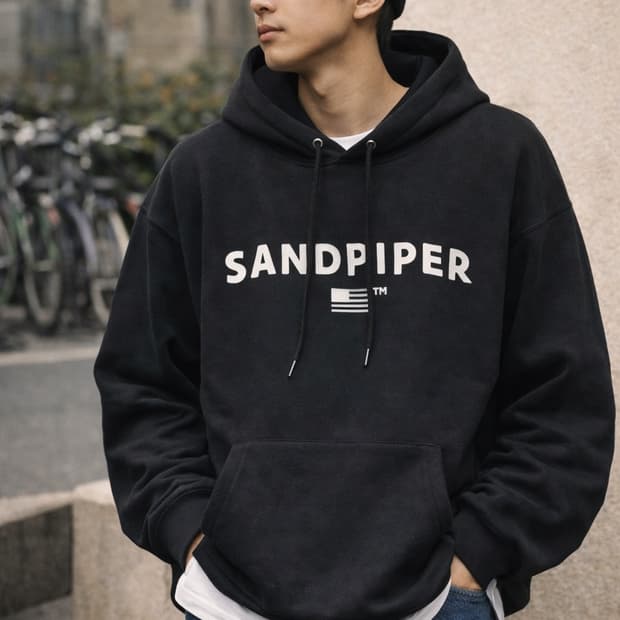샌드파이퍼 로고후드3사이즈