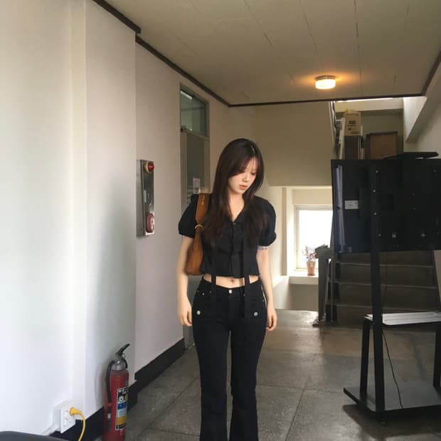 새상품) 아워캐비넷 부츠컷 S