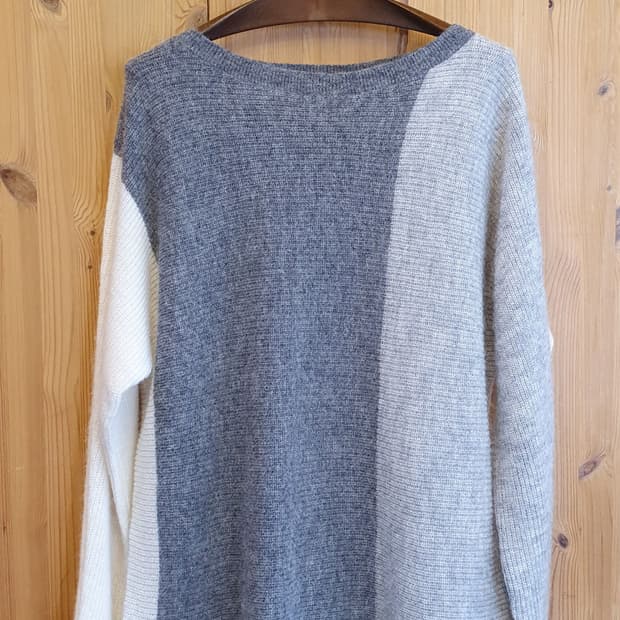 (새상품)55/66.타미 알파카 보트넥니트