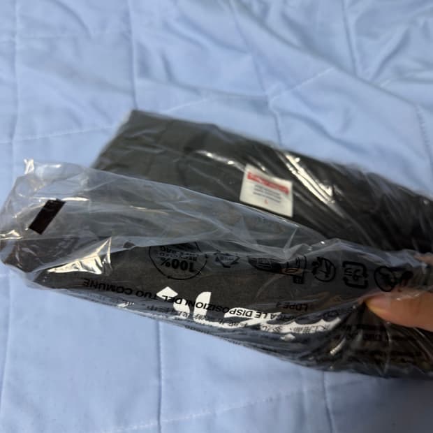 슈프림 26ss 아라빅 박스로고티 블랙 라지