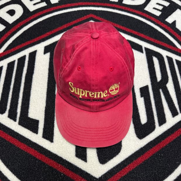 슈프림 팀버랜드 6 패널 레드