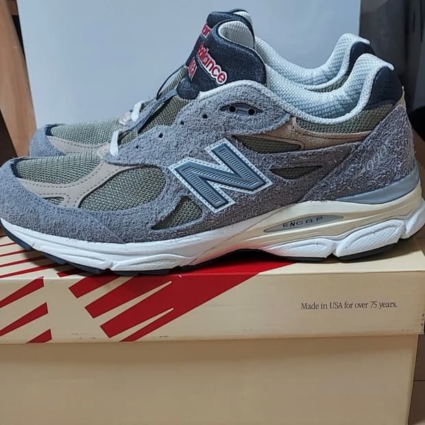 (275)뉴발란스 990v3 마블헤드 인센스 그레이 