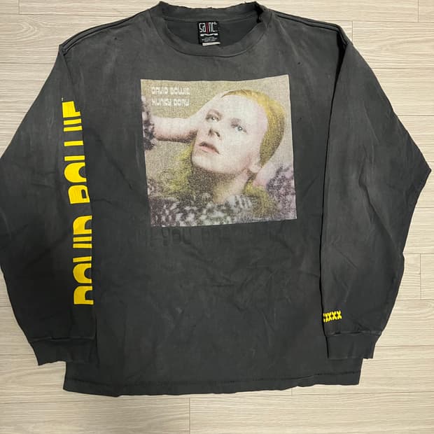 세인트미카엘 x데이비드보위 오마주 롱슬리브 XXL