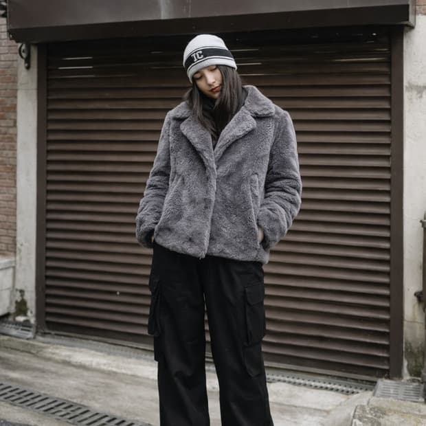 셀럽샵 에디션 리얼 양모 코트 M사이즈