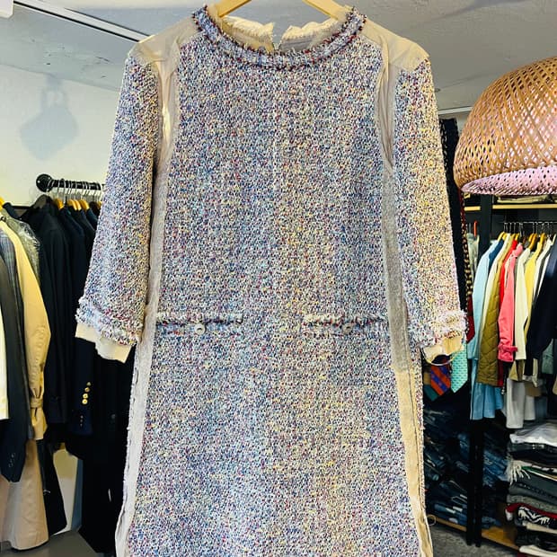 마인 트위드 원피스(이탈리아 원단 사용)