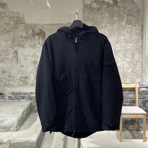 폴로 랄프로렌 블랙 베이직 포니 유틸리티 포켓 집업 자켓