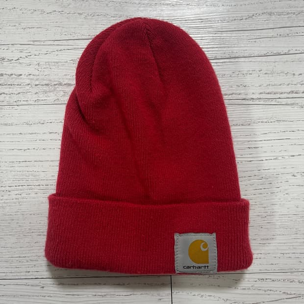 칼하트 비니 레드