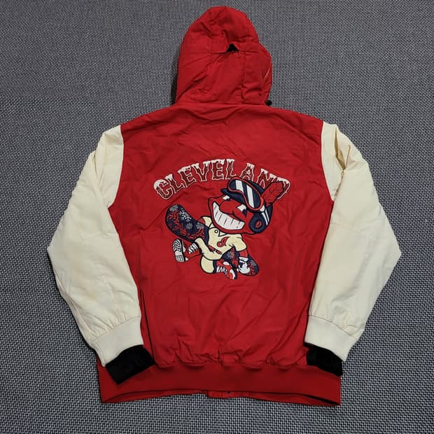 MLB 엠엘비 클리블랜드 가디언스 후드 점퍼 보드복 (110)