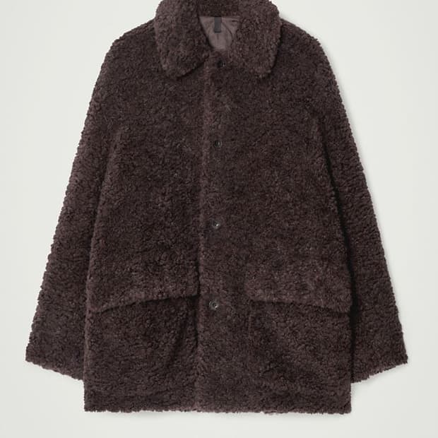 COS 패디드 테디 자켓