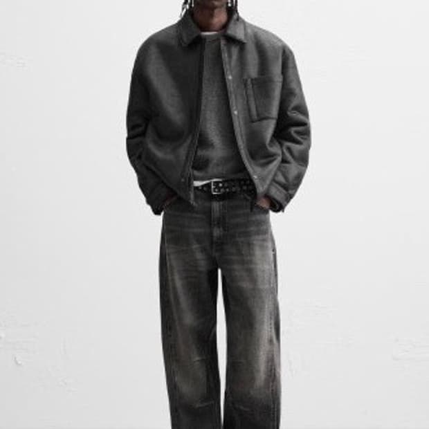 자라 가죽자켓 블랙 판매합니다