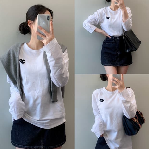 꼼데가르송 롱슬리브