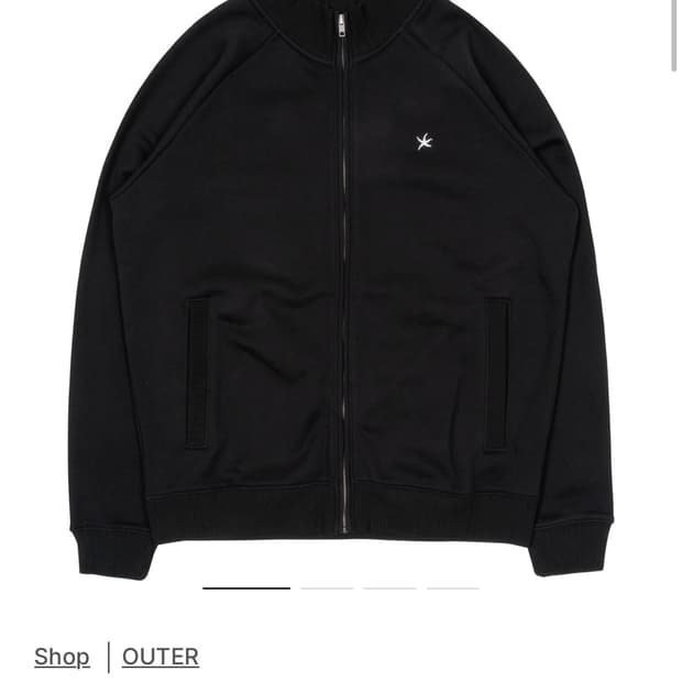 더콜디 로고 저지 집업 M