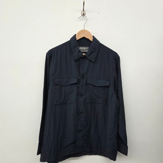 에디바우어 네이비 포켓 셔츠 남방 남L