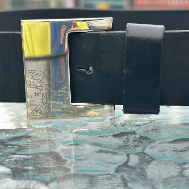 베르사체 블랙 메두사 벨트 95/38