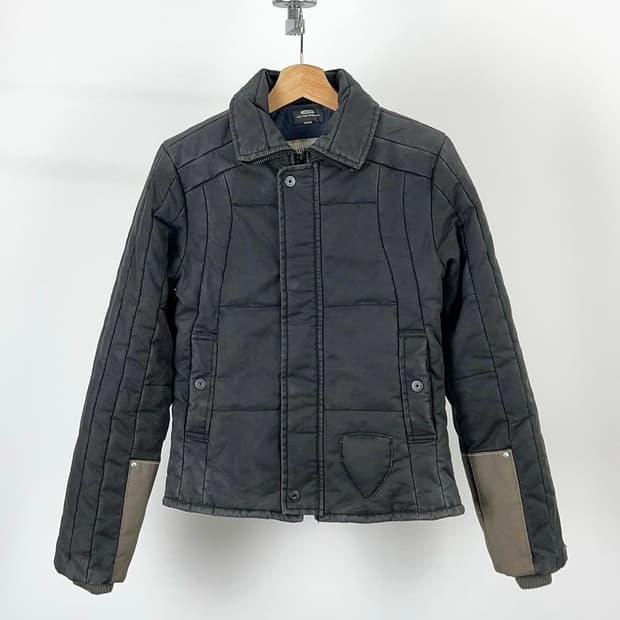 지스타 Gstar그레이 누빔 자켓 슬림핏 자켓