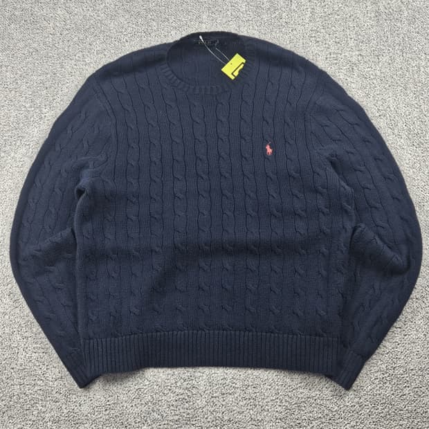 폴로랄프로렌 트위스티드 케이블 니트 ( XL ) / 10001