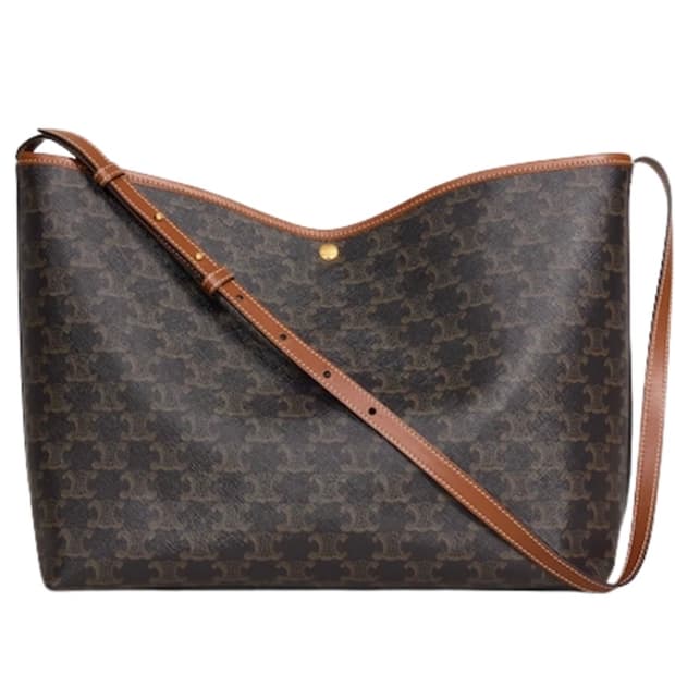 셀린느 쇼퍼백 트리오페 탄 123912GXC 04LU