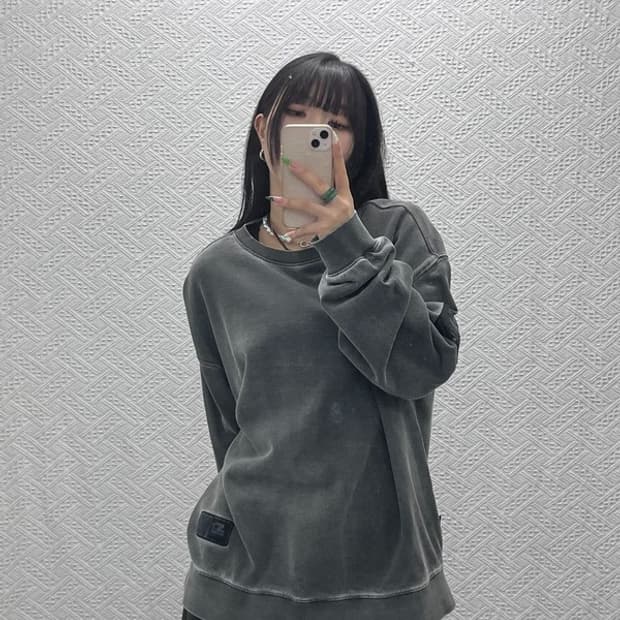 스타터 올드스쿨 빈티지 피그먼트 워싱 맨투맨 L C09338