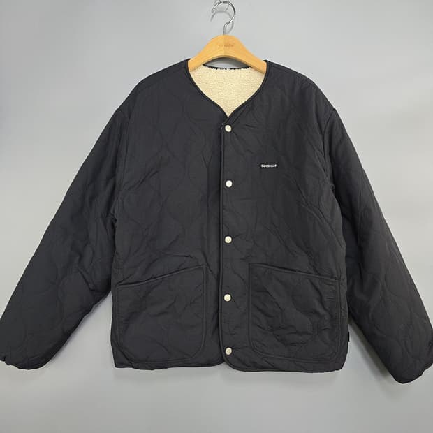 커버낫(Covernat) 리버시블 플리스 퀼팅 자켓 95