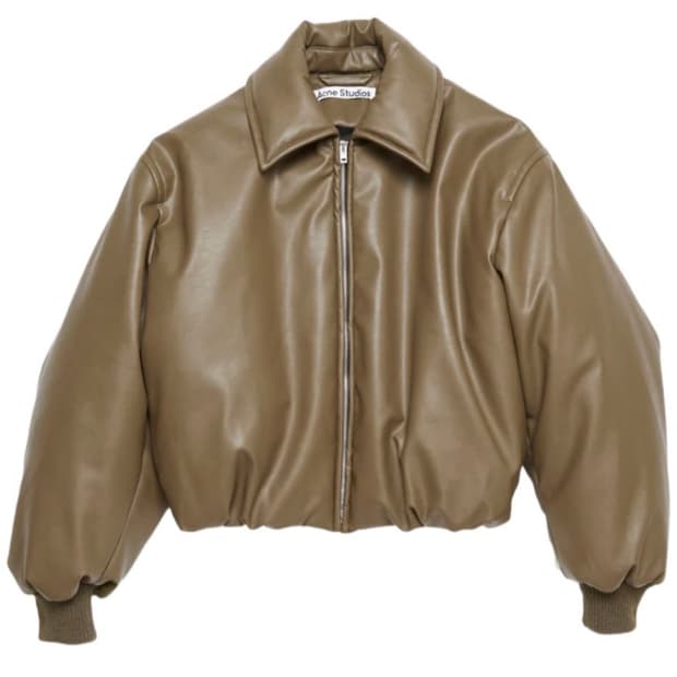 아크네 스튜디오 코티드 봄버 자켓