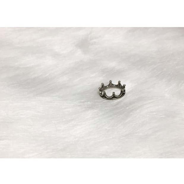vintage ring 빈티지 반지 애끼링 은도금 자체제작 왕관