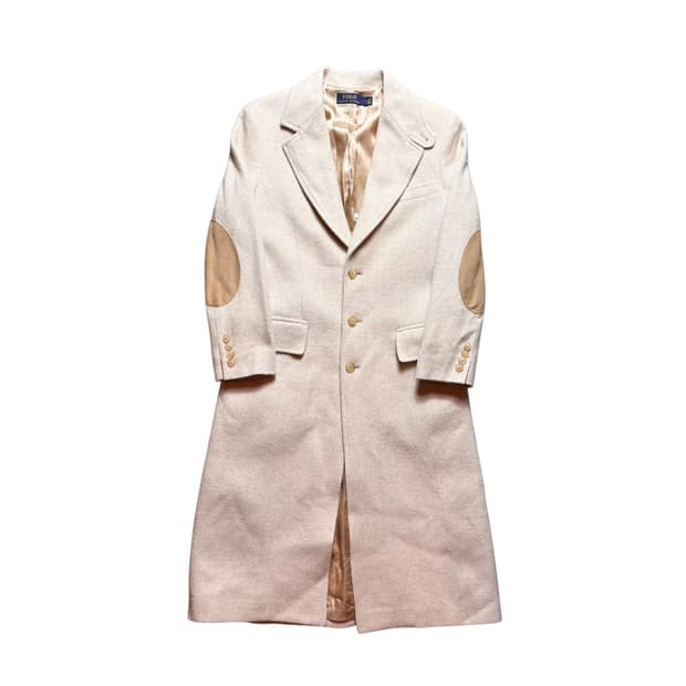 폴로 여성용 헤링본 코트