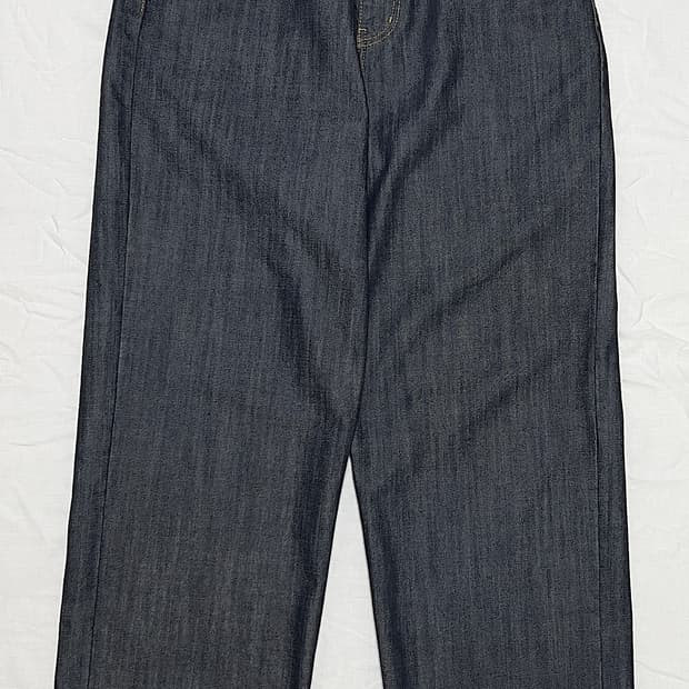 (1회착 택포가격) 와이드 생지 데님 M