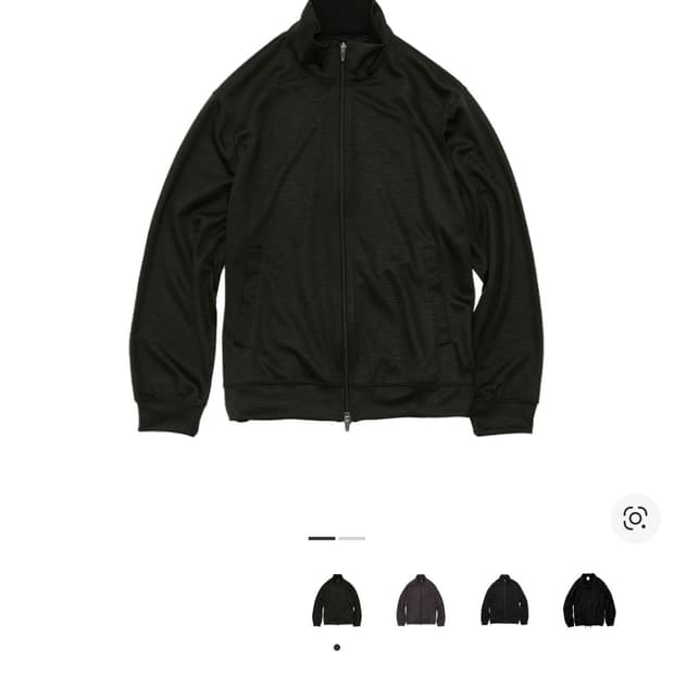 (3사이즈)폴리테루 휴먼인덱스 휴먼 스트라이프 트랙 탑 자켓 카키 블랙