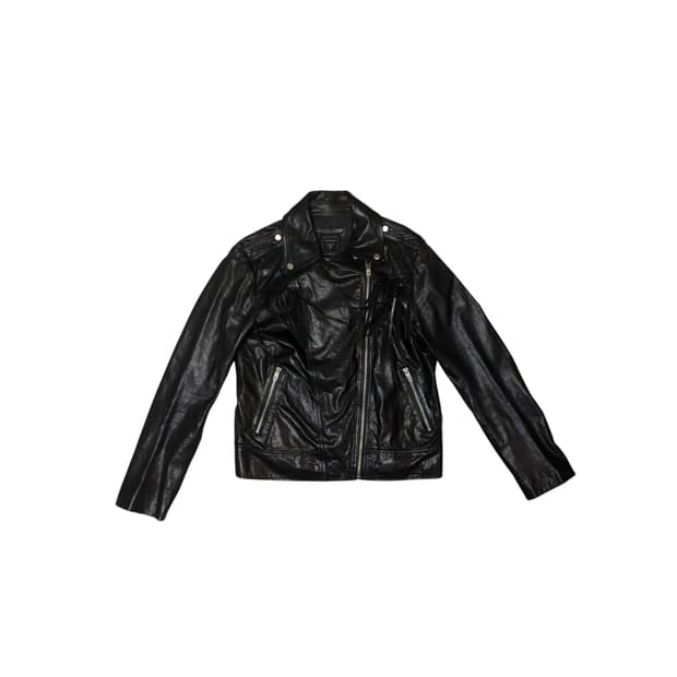 10s GUESS 웨스턴무드 프린지 양가죽자켓