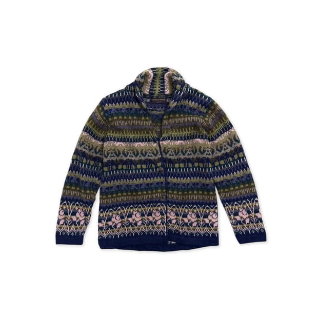 알파카 하우스 울 니트 가디건 (Made in Peru)