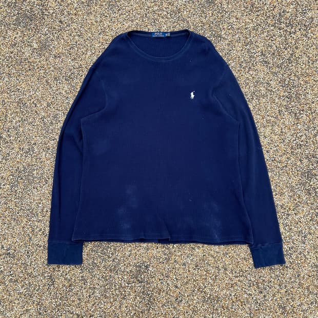 폴로 랄프로렌(POLO RalphLauren)네이비 와플 니트