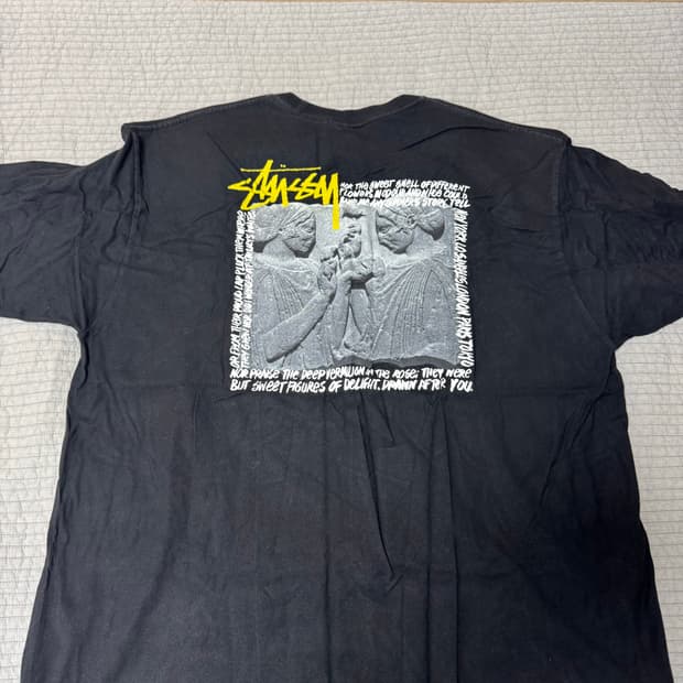 스투시 반팔 티셔츠 XL 판매합니다!(케어 가능)