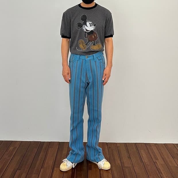 빈티지 스트라이프 팬츠