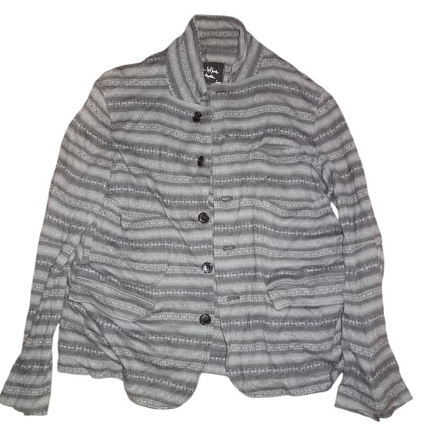 넘버나인 05AW “birds" 페어아일 패턴 가디건