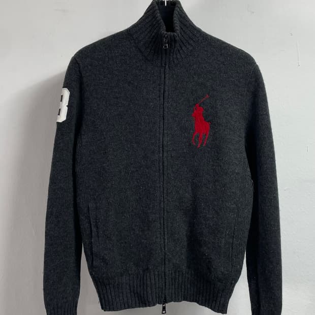 폴로 랄프로렌 빅포니 투웨이 니트집업 (on.309)