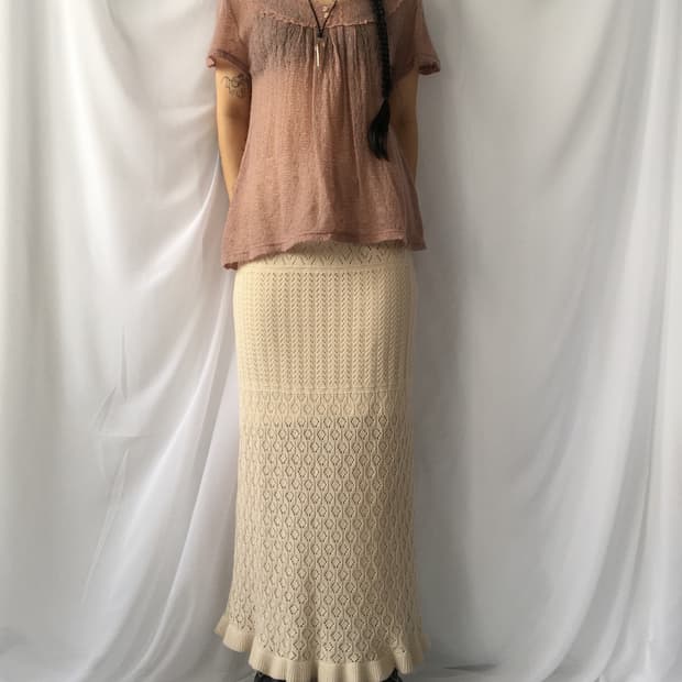 Knit blouse