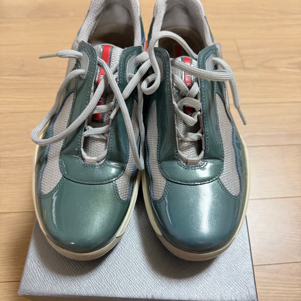 프라다 아메리카컵 남성용 7.5 에메랄드