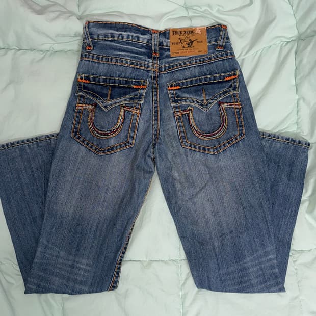 트루릴리젼 트루릴리전 부츠컷 청바지 데님 팬츠 