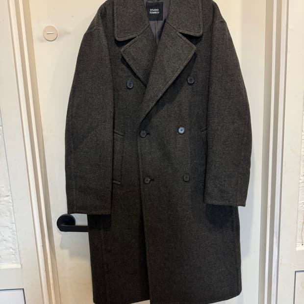 스튜디오톰보이 남자 캐시미어 블렌디드 코트
