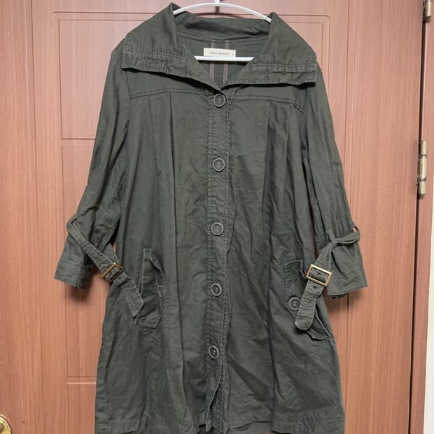 모리걸 하구미 일본 빈티지 navy natural 카키 야상 트렌치 코트